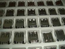 1734366-1 Conn USB 2.0 Type A RCP 4 POS Solder ST Thru-Hole 4 Terminal 1 Port Tray