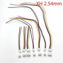 10Sets SH1.0 JST1.25 ZH1.5 PH2.0 XH2.54 Connector Female+Male 2/3/4/5/6/7/8/9/10P Plug With Cable 10/20/30cm
