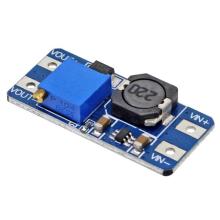 MT3608 2A DC-DC Step-Up Boost Power Converter Module 2V-24V 5V-28V Adjustable for DIY Onestopelectronic 1 Year Warranty Screw